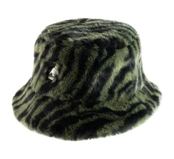 Zebra Fur Bucket, Hats Kangol Very soft faux fur