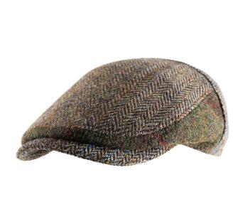 casquette plate Harris Tweed Salerno