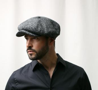 Dicasser Newsboy Hat Men Beret Dark Grey Celebrity Caps India
