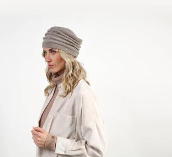 Selected Femme Bonnet - Slfmary Knit Beanie (Beige) - Bonnets chez Sarenza  (656895)
