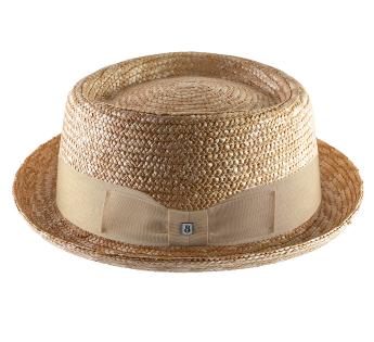 Chapeau porkpie paille sur mesure My Straw Porkpie